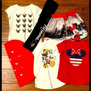 Lot of Disney clothing for 5T/6T girl
